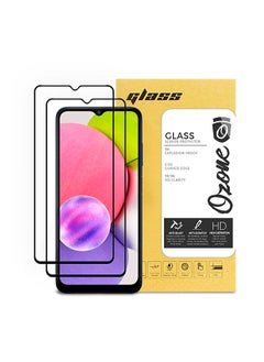 Buy Tempered Glass Screen Protector Compatible With Samsung Galaxy A03s (LTE / 4G), 9H Hardness Full HD Coverage Touch Sensitive Screen Guard (Pack of 2) in UAE