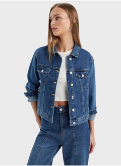 Buy Regular Fit Jean Jacket in UAE