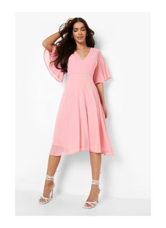 Buy Chiffon  Sleeve Dress in UAE