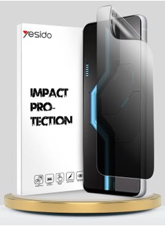 Buy itel P65 4G 2024 Yesido Premium Hydrogel Anti Spy / Anti Privacy Film Thin and Flexible Screen Protector - Clear in UAE