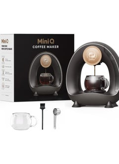 Buy Mini QInstant Heat Coffee Maker Personal Coffee Brewer Machine MINI Americano Coffee Brewer with Ground Coffee or Tea-Leaf Brewer Portable Coffee Machine, 4-8 oz Capacity , 1400W in UAE