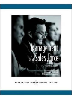 اشتري Management of a Sales Force: International Edition في مصر