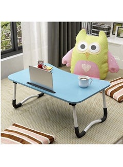 Buy Laptop Bed Tray Table  Portable For Reading Book blue in Egypt