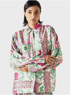 اشتري Printed Button Down Shirt في الامارات