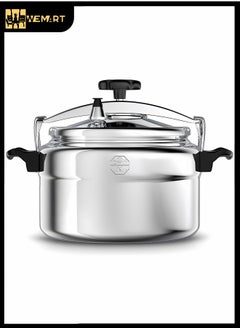 اشتري High-Quality Aluminum Pressure Cooker, 3 Liter Capacity, Variable Steam Release Valve, Safe Dishwasher Use, Outer Lid Closure, Touch Control, Silver في السعودية