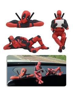 اشتري 3Pcs Funny Anime Car Pendant, Reading Deadpool Ornaments, Auto Rearview Mirror Decoration Car Accessories, Gifts, Car Interior Decor في الامارات