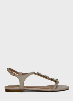 Buy Single Strap Flat Sandals in Saudi Arabia