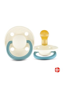 اشتري Rebael Fashion Natural Rubber Round Pacifier Size 1 - Baby 0-6M (1-pack) - Frosty Pearly Snake في مصر