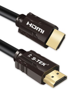 اشتري S-TEK HDMI Cable 4K 2.0 18Gbps High-Speed 4K@60Hz Video Wire Ultra HD 3D Compatible with MacBook Pro UHD TV Nintendo Switch Xbox Playstation PS5/4 PC Laptop في الامارات