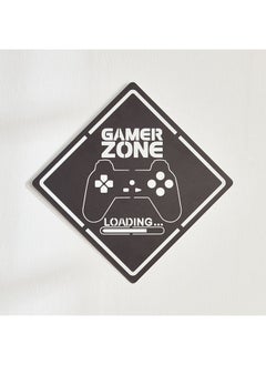 اشتري Gaming Fio Gamer Zone Iron Wall Plaque 22 x 0.06 x 22 cm في الامارات