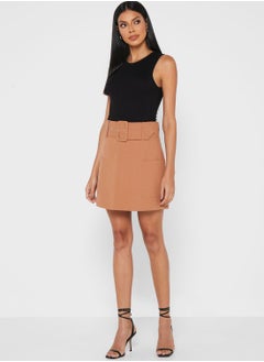 Buy High Waist Mini Skirt in UAE