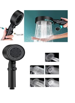 اشتري High-Pressure Shower Head - Provides Flowing Water In Five Different Modes في مصر