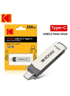 اشتري فلاش درايف مزدوج بمنفذ USB-C 3.2   سعة 256 جيجابايت موديل K273 في السعودية