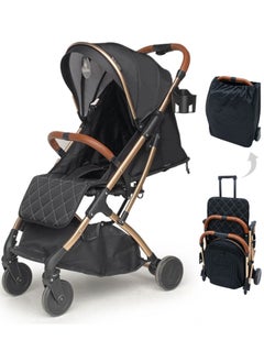 اشتري Chic Travel Baby Stroller Light Aluminum Frame One Second Folding With Hand Trolley Ideal For Airplane Cabin في الامارات