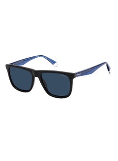 Buy Polarized Square Eyewear Sunglasses PLD 2102/S/X    MTBLKBLUE 55 in UAE