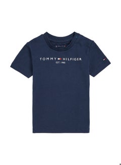 Buy Tommy Hilfiger Baby's  Essential Logo T-Shirt, Navy in UAE