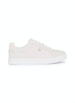 Buy Women's Essential Leather Cupsole Court Trainers -  Leather upper, Light Blue in UAE