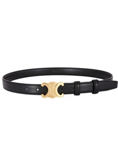 Buy Double C Arc de Triomphe Belt Women's Leather-90/95/100/105/110cm in Saudi Arabia