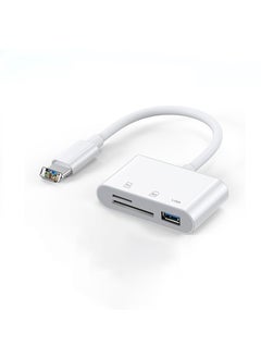 Buy OTG Card Reader SD/TF Converter for Apple Type-C AndroidApple to SD + TF card + OTG card reader Apple to SD + TF card + OTG card reader in UAE