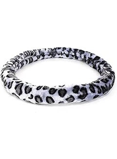 Buy Car Steering Wheel Cover, Leather Non-Slip Car Wheel Cover Protector Breathable Microfiber Leather Universal Fit for Most Cars, for All Season, Ergonomic Comfort Grip Cover - Tiger White & Black in Egypt