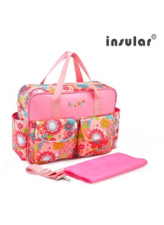 Buy Multifunctional Print Travel Nappy Bag With High-Quality Material in Saudi Arabia