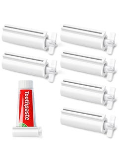 Buy Toothpaste Squeezer, Creative Lazy Face Wash Mask Toothpaste Tube Roller Dispenser, Save Toothpaste, Cream, Home Essentials for Bathroom (6 Pack) in Saudi Arabia