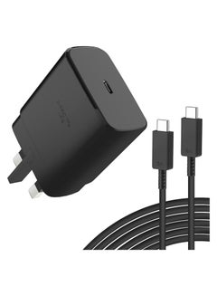 Buy For Samsung 45w Fast Charger Type C Samsung Super Fast Charger 45W with 5FT USB-C Cable, Android Charger for Samsung Galaxy S23 Ultra/S23/S23+/S22/S22 Ultra/S22+/Note 10/20/S20/S21/Tab S7/S8 in UAE
