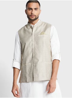 Buy Printed Nehru Jacket in UAE