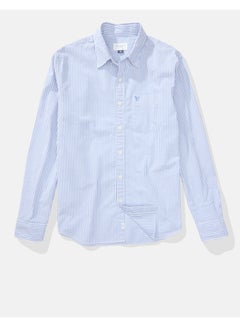 اشتري AE Striped Everyday Oxford Button-Up Shirt في الامارات
