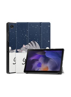 Buy Hard Protective Case Cover For Galaxy Tab A8 10.5 Iazy Cat in UAE