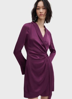 Buy Knitted Wrap Dress in UAE