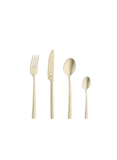 اشتري Manille PVD - 16 pcs Cutlery set Champagne في الامارات