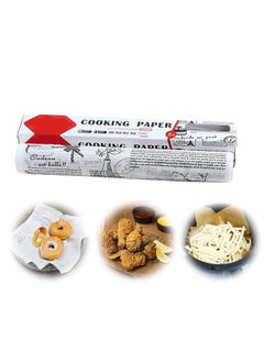 Buy Baking Paper High Temperature Resistant, Waterproof And Greaseproof Parchment Paper for Baking,Steaming Baking Grilling Roasting Air Fryer in UAE
