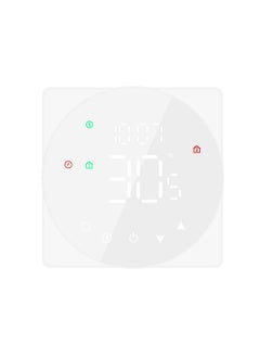 Buy Tuya WiFi LCD Display Smart Temperature Controller 5A Touch Screen Water/Gas Boiler Device Thermostat Weekly Programmable APP Remote Control White, Wi-Fi in UAE