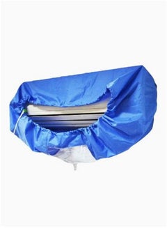 Buy Air Conditioner Waterproof Cleaning Cover Dust Washing Bag Blue 2.4 meters in Saudi Arabia