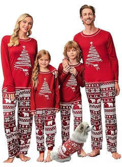 Buy Christmas Family Matching Pajamas Classical Nightwear Sleepwear Sets Long Sleeve Pjs for for Adults Kids and Baby Holiday Xmas Sleepwear Set (Baby Unisex) in UAE