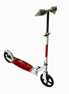 اشتري Foldable Jumbo Scooter With Brake Heavy Duty Metal Body PU Wheels 200MM في مصر