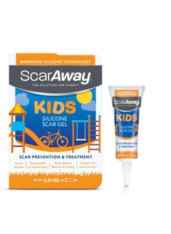 اشتري ScarAway Kids Silicone Scar Gel, 100% Medical-Grade, Helps Improve Size, Color & Texture of Hypertrophic & Keloid Scars on Face & Body from Injury, Burns & Surgery, Water Resistant, Clear, 6g في الامارات