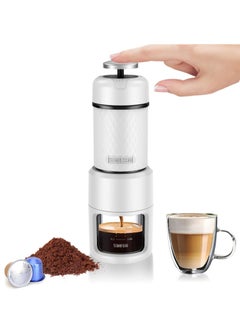 Buy STARESSO Portable Espresso Maker Small Eepresso Cappuccino Coffee Machine,Travel Coffee Maker Small Press Hand Coffee Maker Espresso Machine for Camping, Travel Office Home Sailing in UAE