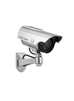 اشتري Fake Security Camera Dummy Camera Simulated Surveillance Camera with Flashing Light Indoor Outdoor Use for Home Business Warning Security في الامارات