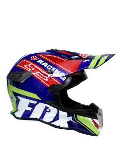 Buy Motocross Full Face Helmet Lightweight ABS Outer Shell-EPS Inner in UAE