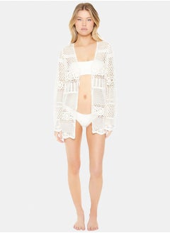 Buy Crochet Swim Cover-Up Kimono in Egypt