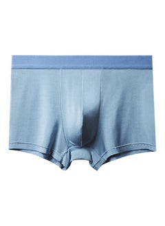 Buy Comfortable Mid-Rise Boxers Blue in Saudi Arabia