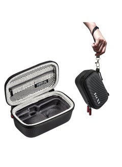 اشتري Portable Sports Camera Storage Bag Small Carrying Case Hardshell Protective Case Shockproof Waterproof with Wrist Strap Carabiner Compatible with Insta360 X3 في الامارات