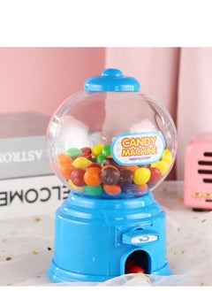 اشتري Candy Vending Machine, Portable Children Machine Plastic Mini Gumballs Dispenser Kids Kindergarten Gift, Vintage Style Sweet Bubblegum Fun Toy for 3 age في الامارات