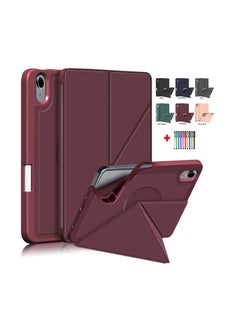 اشتري Case For iPad 9.7-inch, (2018/2017), iPad Pro 9.7 Inch 2016, iPad Air 2nd/1st Smart Cover with Pencil Holder and Soft Silicone Back, Full Body Protection, Auto Wake/Sleep في مصر