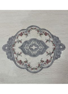 Buy Embroidered Lace Table Mat Placemat Home Accessories in Saudi Arabia