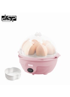 Buy DSP Egg steamer 7 Eggs | pink color | 350W | Stainless steel heating plate | Automatic shut-off | Model KA5016 in UAE