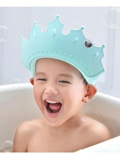 Buy Baby Shower Cap Shield Visor Hat for Eye and Ear Protection Blue  Color in UAE