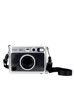 اشتري Protective Case with Crystal Hard PVC Cover and Removable Shoulder Strap for Fujifilm Instax Mini EVO Camera, Clear في السعودية